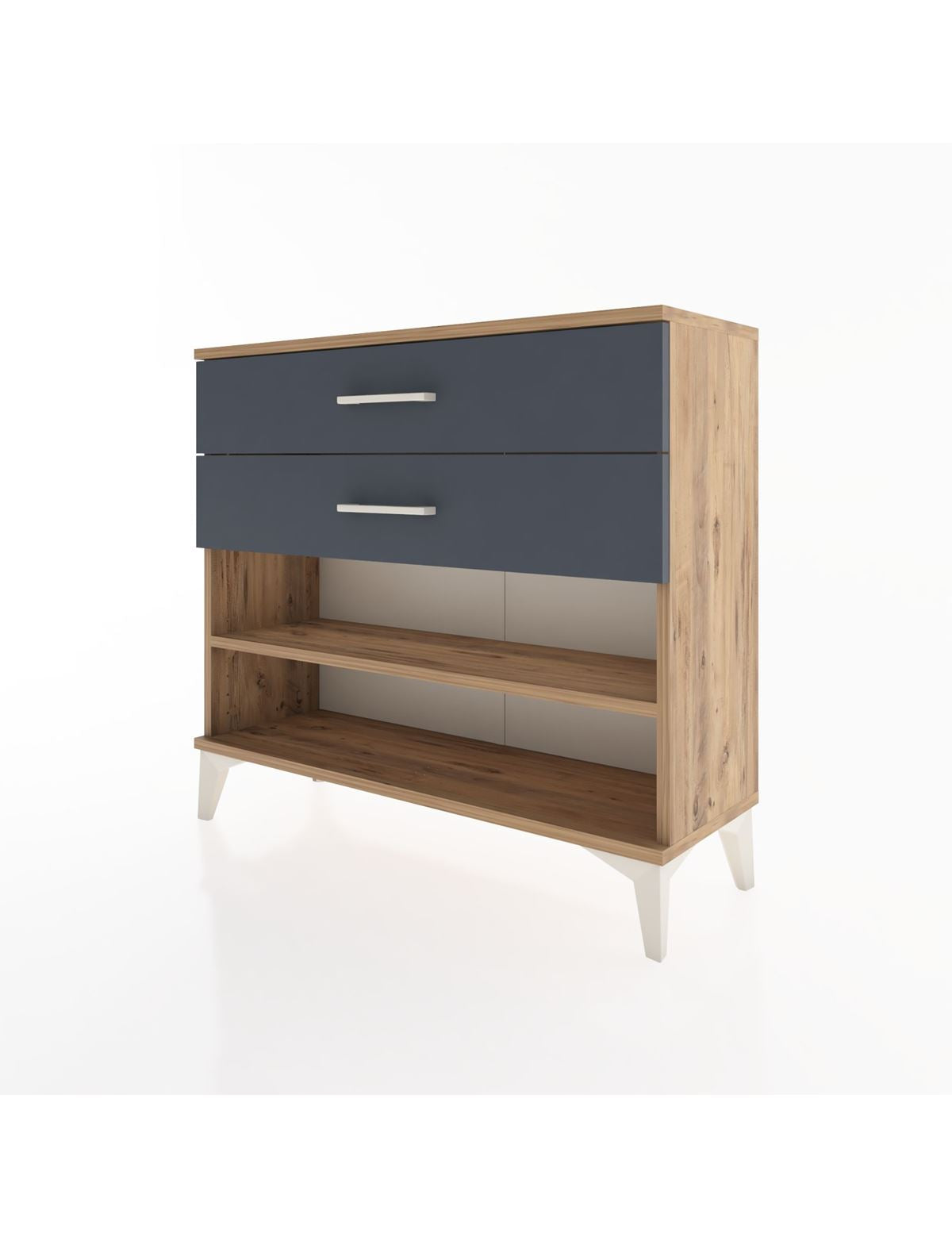 Arges Şifonyer Tek Raflı 2 Çekmeceli 88x30x80 - S03M003V8A