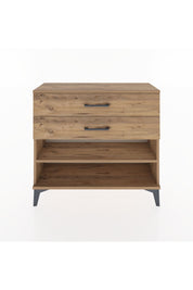 Arges Şifonyer Tek Raflı 2 Çekmeceli 88x30x80 Çam-Çam