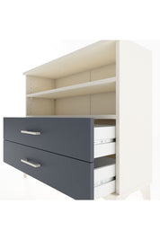 Arges Şifonyer 2 Raflı 2 Çekmeceli 88x30x80 Aytaşı-Antrasit