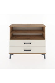 Arges Şifonyer 2 Raflı 2 Çekmeceli 88x30x80 Çam-Aytaşı