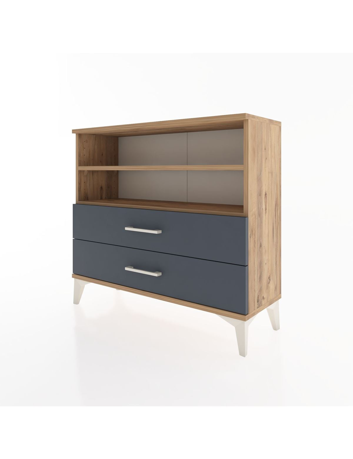 Arges Şifonyer 2 Raflı 2 Çekmeceli 88x30x80 - S03M004V8A