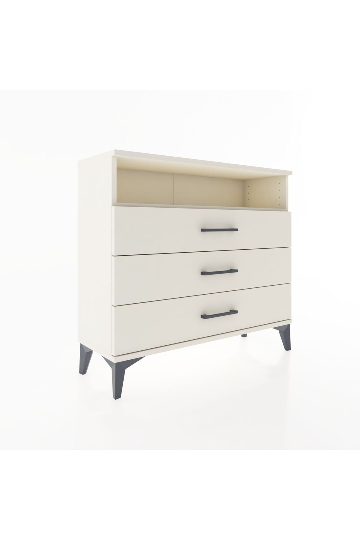 Arges Şifonyer Tek Raflı 3 Çekmeceli 88x30x80 Aytaşı-Aytaşı