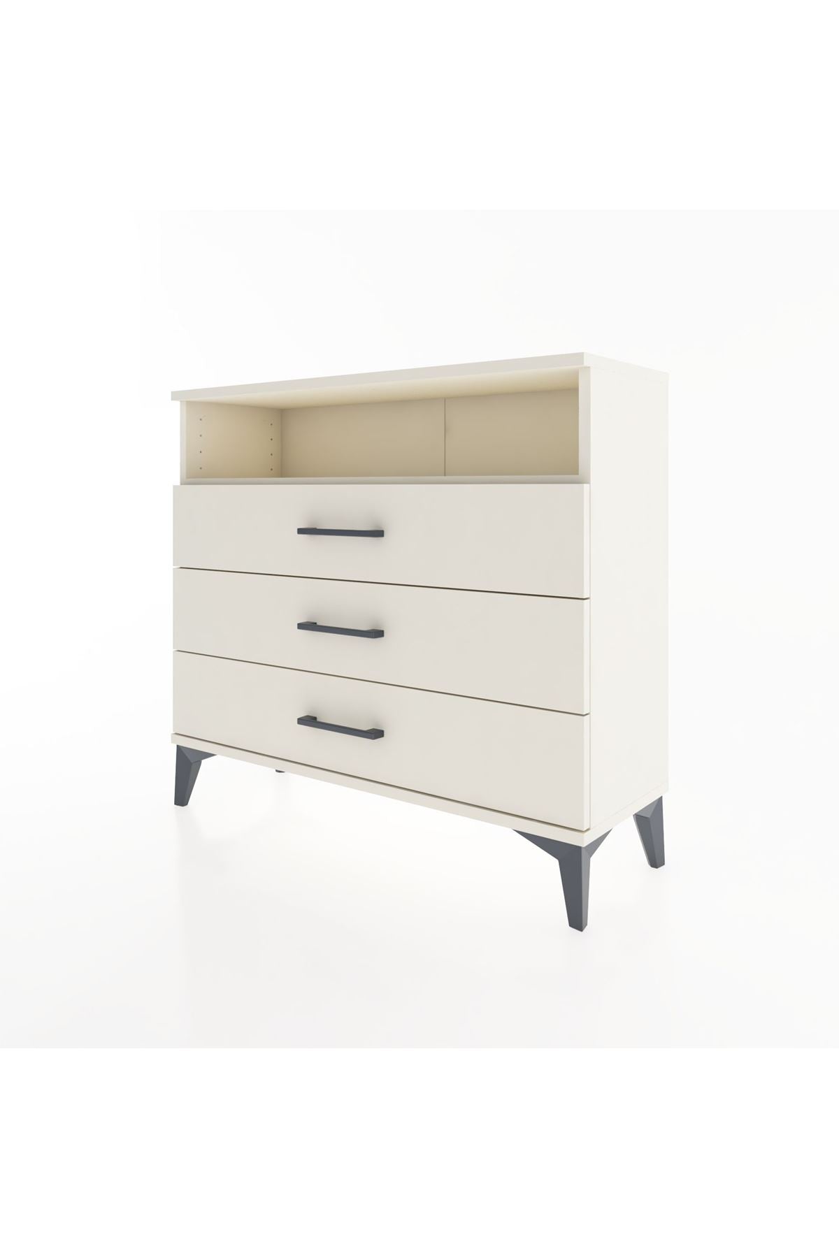 Arges Şifonyer Tek Raflı 3 Çekmeceli 88x30x80 Aytaşı-Aytaşı