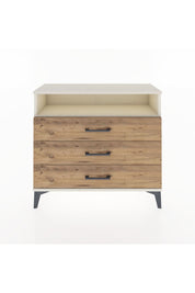 Arges Şifonyer Tek Raflı 3 Çekmeceli 88x30x80 Aytaşı-Çam