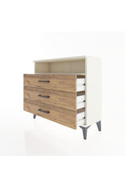 Arges Şifonyer Tek Raflı 3 Çekmeceli 88x30x80 Aytaşı-Çam