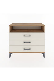 Arges Şifonyer Tek Raflı 3 Çekmeceli 88x30x80 Çam-Aytaşı