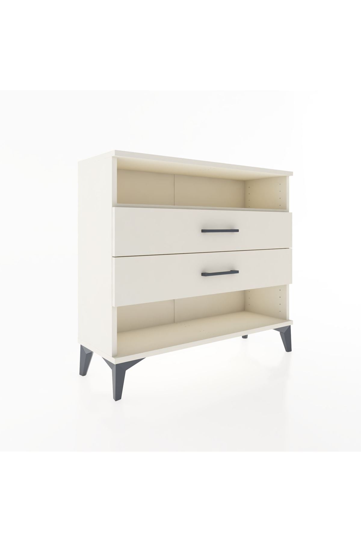 Arges Şifonyer Tek Raflı 2 Çekmeceli 88x30x80 Aytaşı-Aytaşı