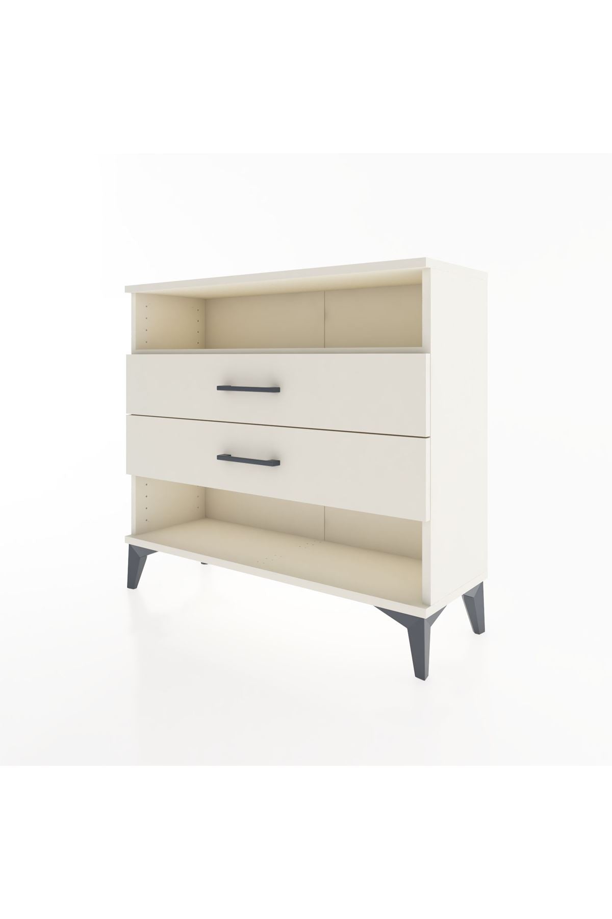 Arges Şifonyer Tek Raflı 2 Çekmeceli 88x30x80 Aytaşı-Aytaşı