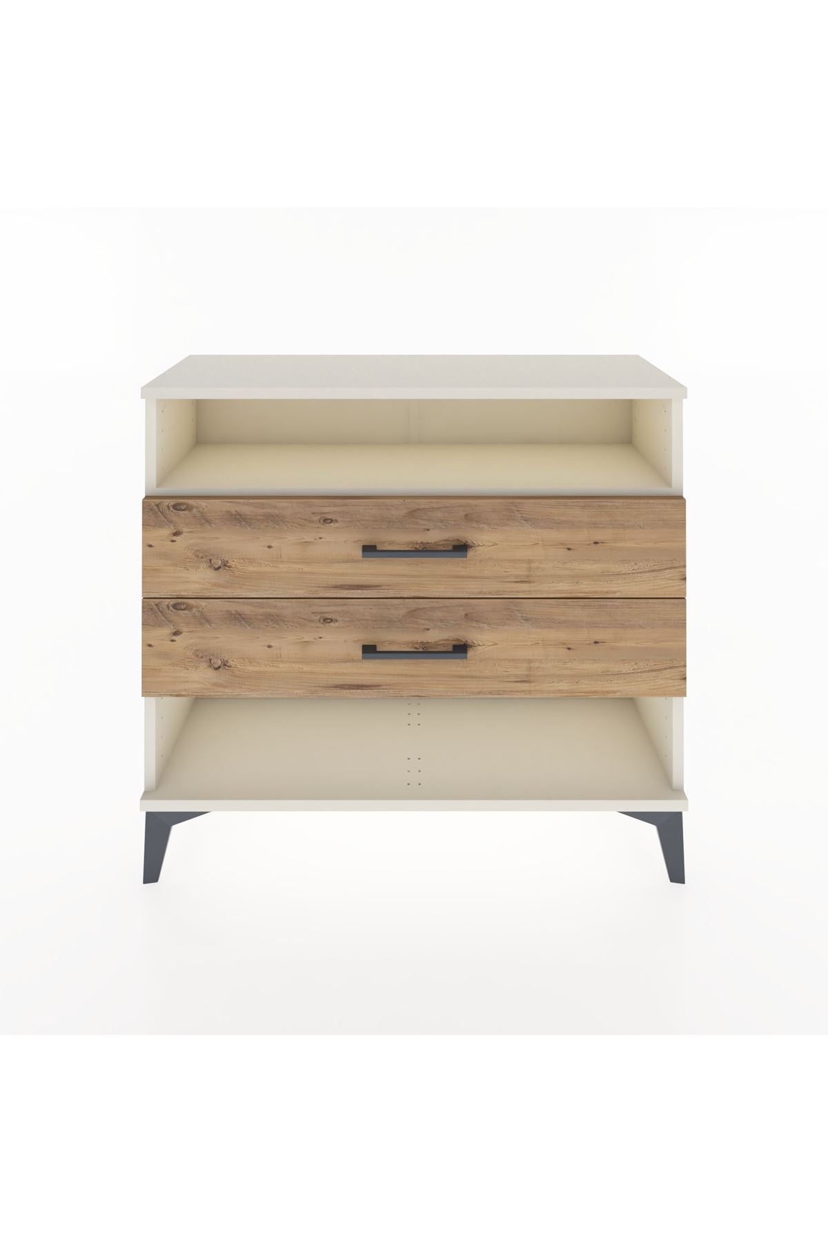 Arges Şifonyer Tek Raflı 2 Çekmeceli 88x30x80 Aytaşı-Çam