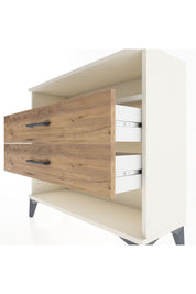 Arges Şifonyer Tek Raflı 2 Çekmeceli 88x30x80 Aytaşı-Çam