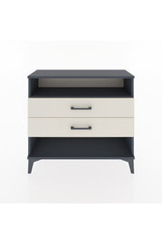Arges Şifonyer Tek Raflı 2 Çekmeceli 88x30x80 Antrasit-Aytaşı