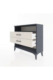 Arges Şifonyer Tek Raflı 2 Çekmeceli 88x30x80 Antrasit-Aytaşı