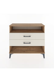 Arges Şifonyer Tek Raflı 2 Çekmeceli 88x30x80 Çam-Aytaşı
