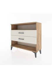 Arges Şifonyer Tek Raflı 2 Çekmeceli 88x30x80 Çam-Aytaşı