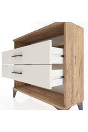 Arges Şifonyer Tek Raflı 2 Çekmeceli 88x30x80 Çam-Aytaşı