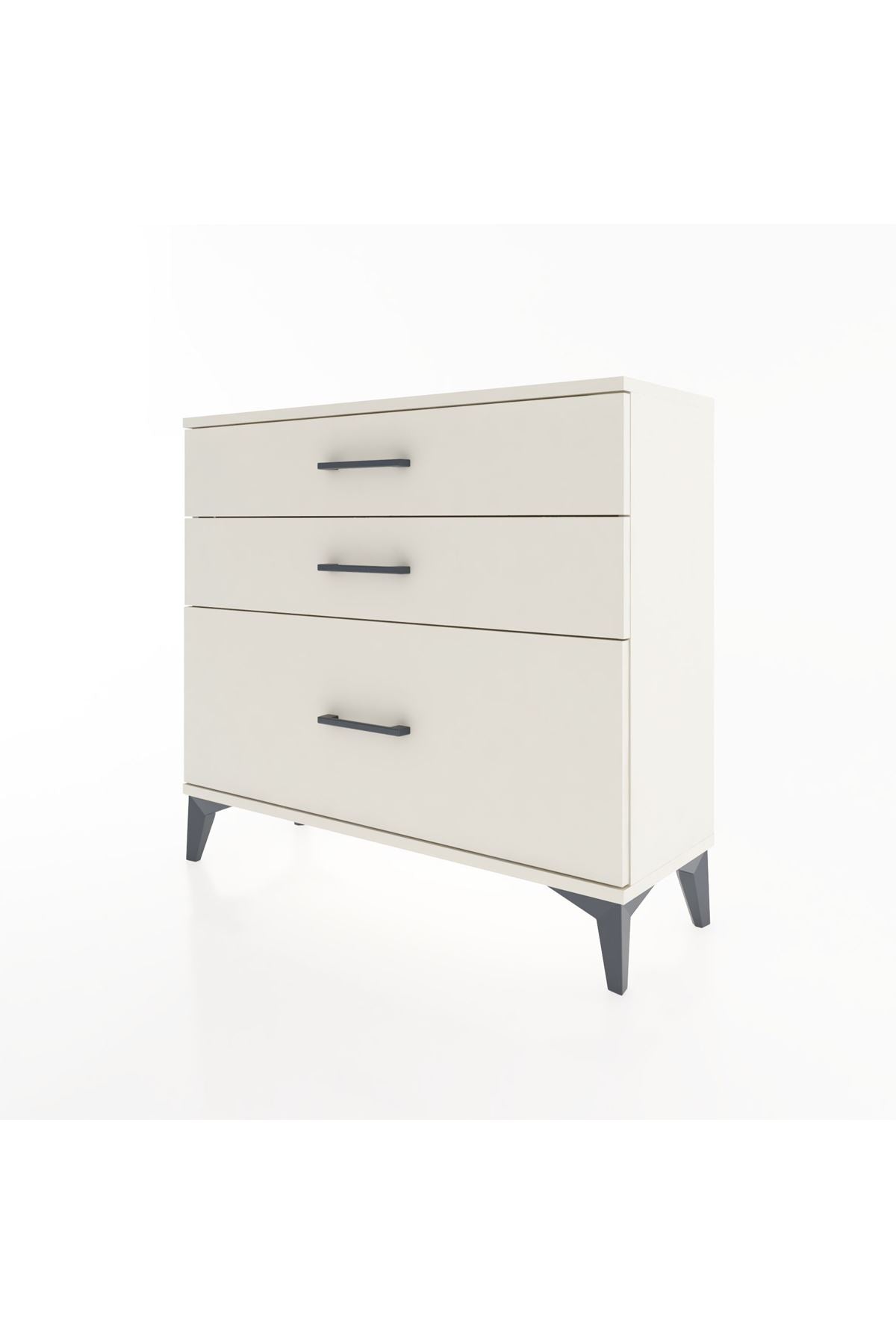 Arges Şifonyer 3 Çekmeceli 88x30x80 Aytaşı-Aytaşı