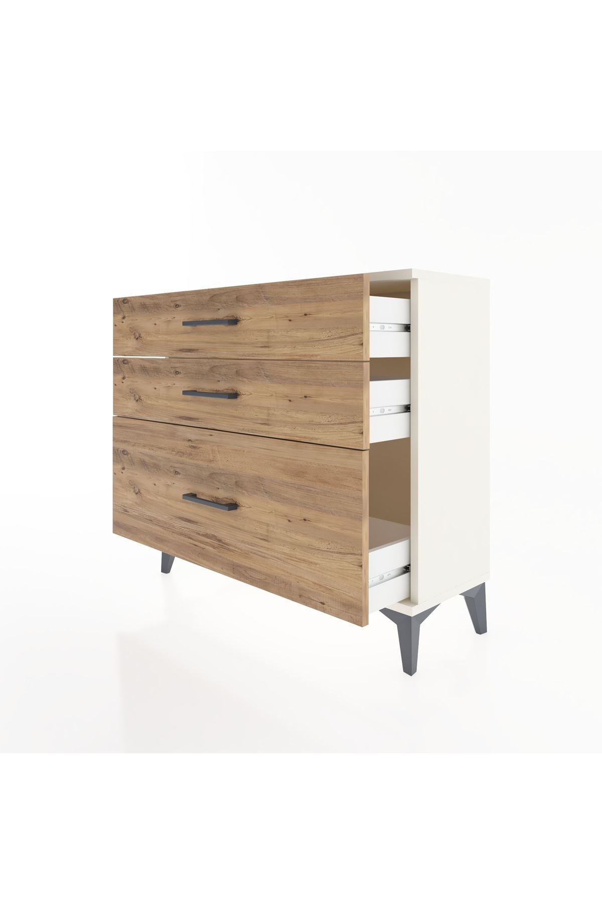 Arges Şifonyer 3 Çekmeceli 88x30x80 Aytaşı-Çam