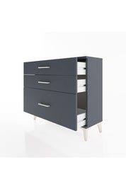 Arges Şifonyer 3 Çekmeceli 88x30x80 Antrasit-Antrasit