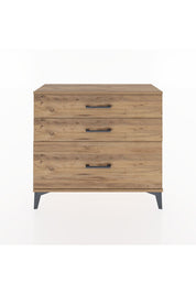 Arges Şifonyer 3 Çekmeceli 88x30x80 Çam-Çam