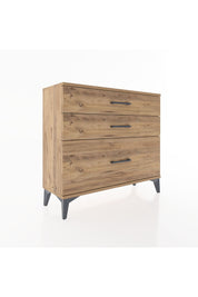 Arges Şifonyer 3 Çekmeceli 88x30x80 Çam-Çam