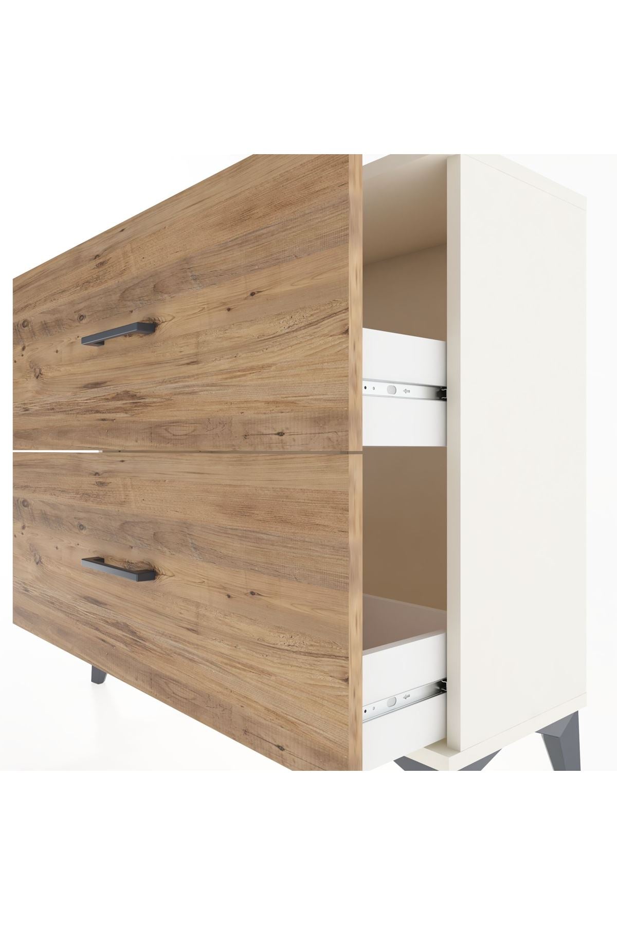 Arges Şifonyer 2 Çekmeceli 88x30x80 Aytaşı-Çam