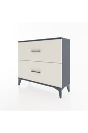 Arges Şifonyer 2 Çekmeceli 88x30x80 Antrasit-Aytaşı
