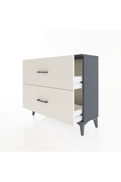 Arges Şifonyer 2 Çekmeceli 88x30x80 Antrasit-Aytaşı
