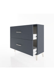 Arges Şifonyer 2 Çekmeceli 88x30x80 Antrasit-Antrasit