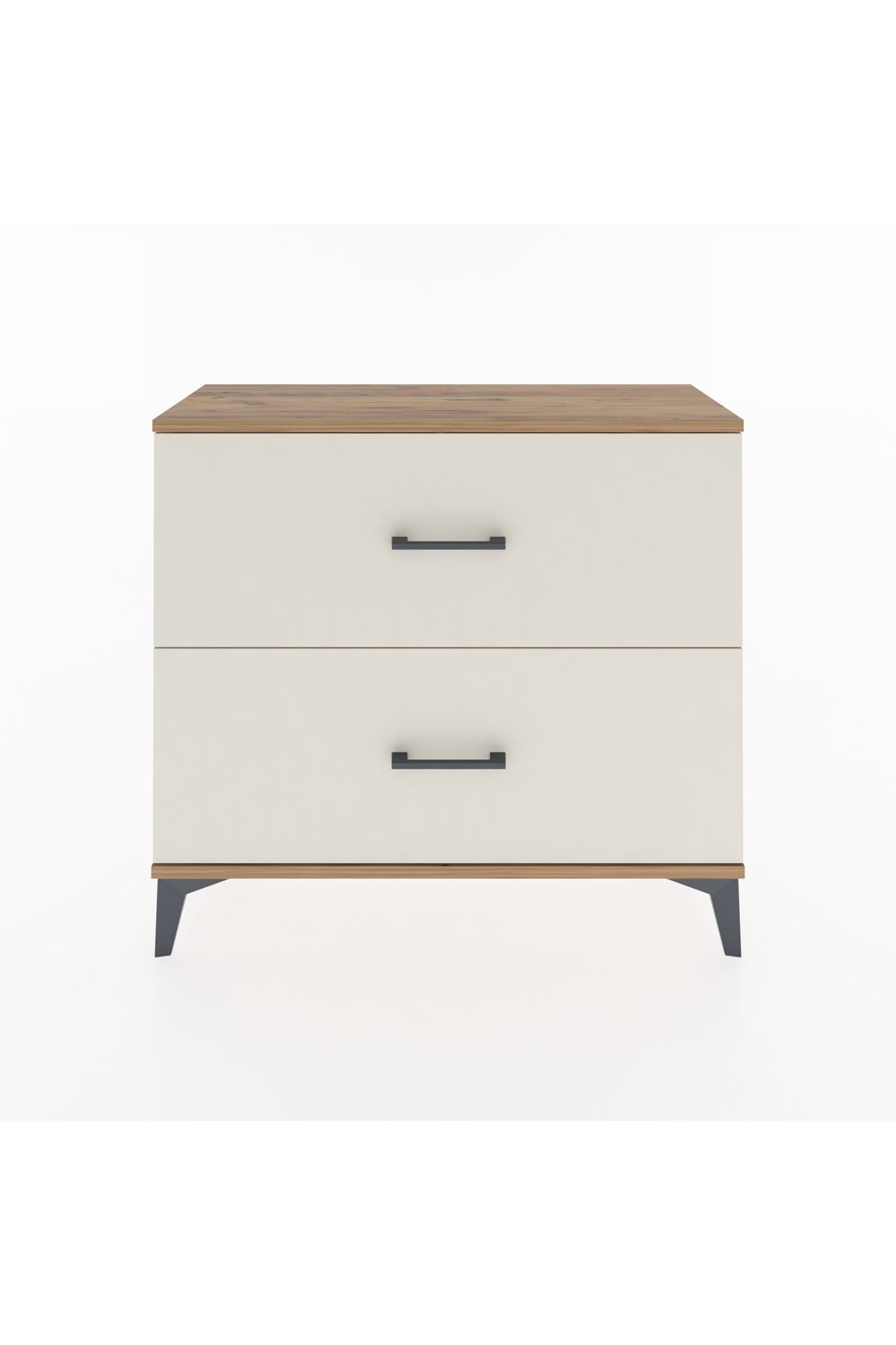 Arges Şifonyer 2 Çekmeceli 88x30x80 Çam-Aytaşı