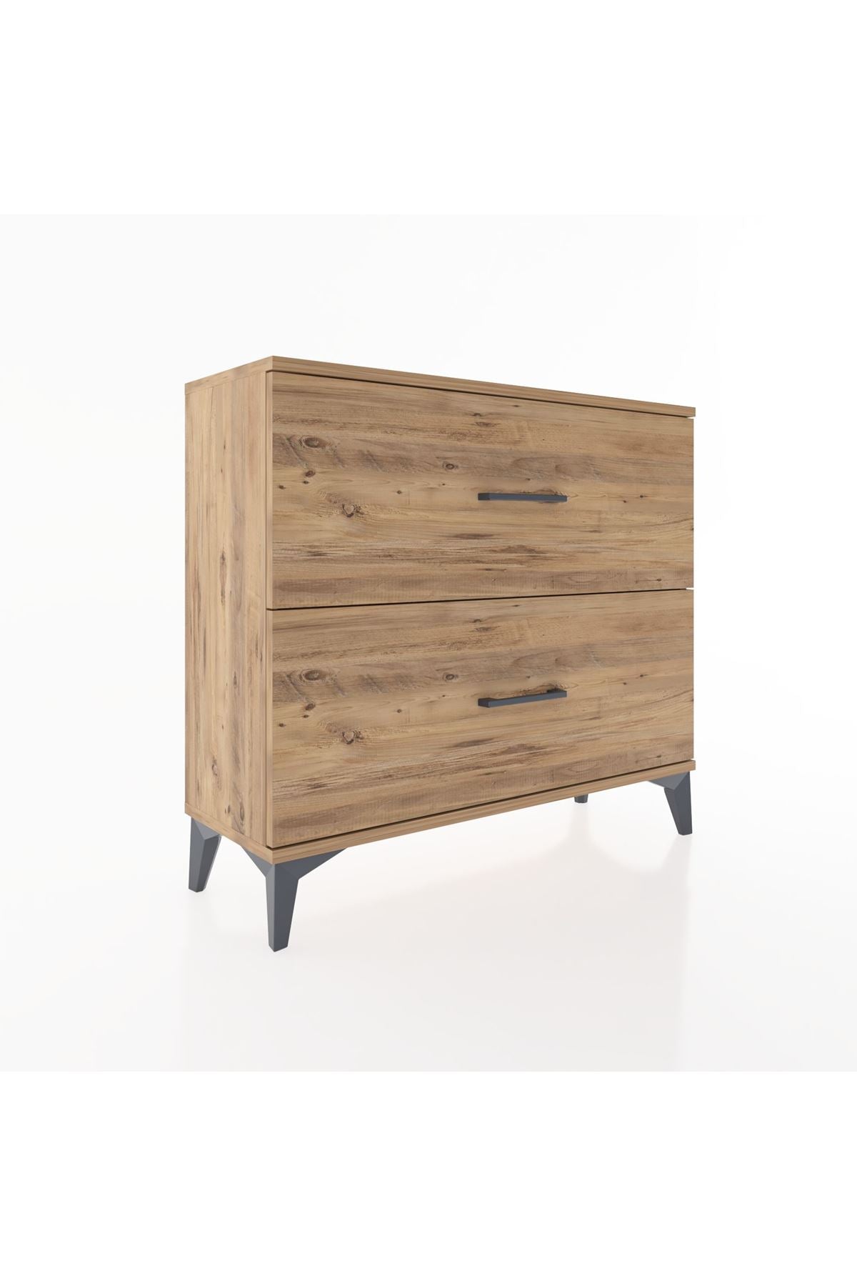 Arges Şifonyer 2 Çekmeceli 88x30x80 Çam-Çam