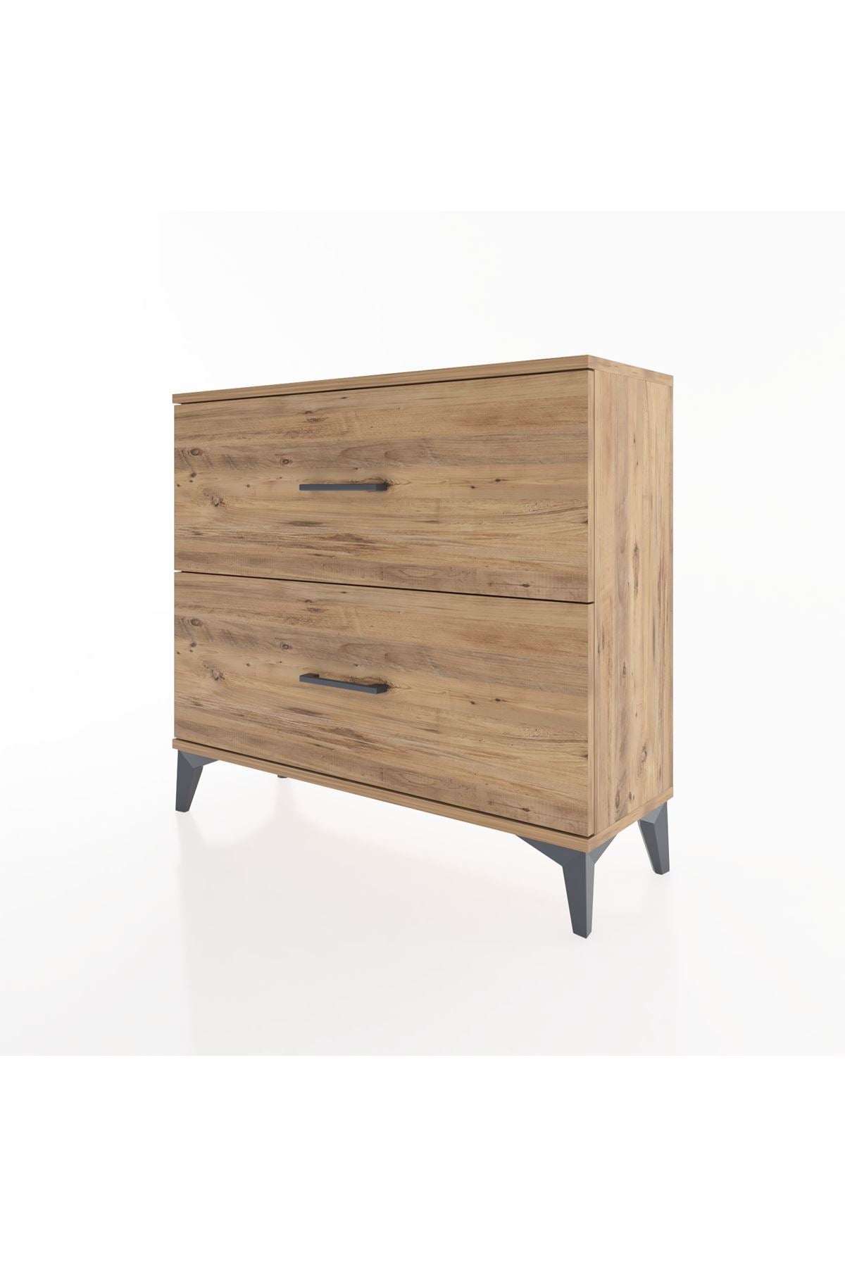 Arges Şifonyer 2 Çekmeceli 88x30x80 Çam-Çam