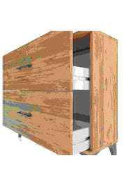 Arges Şifonyer 2 Çekmeceli 88x30x80 Çam-Çam