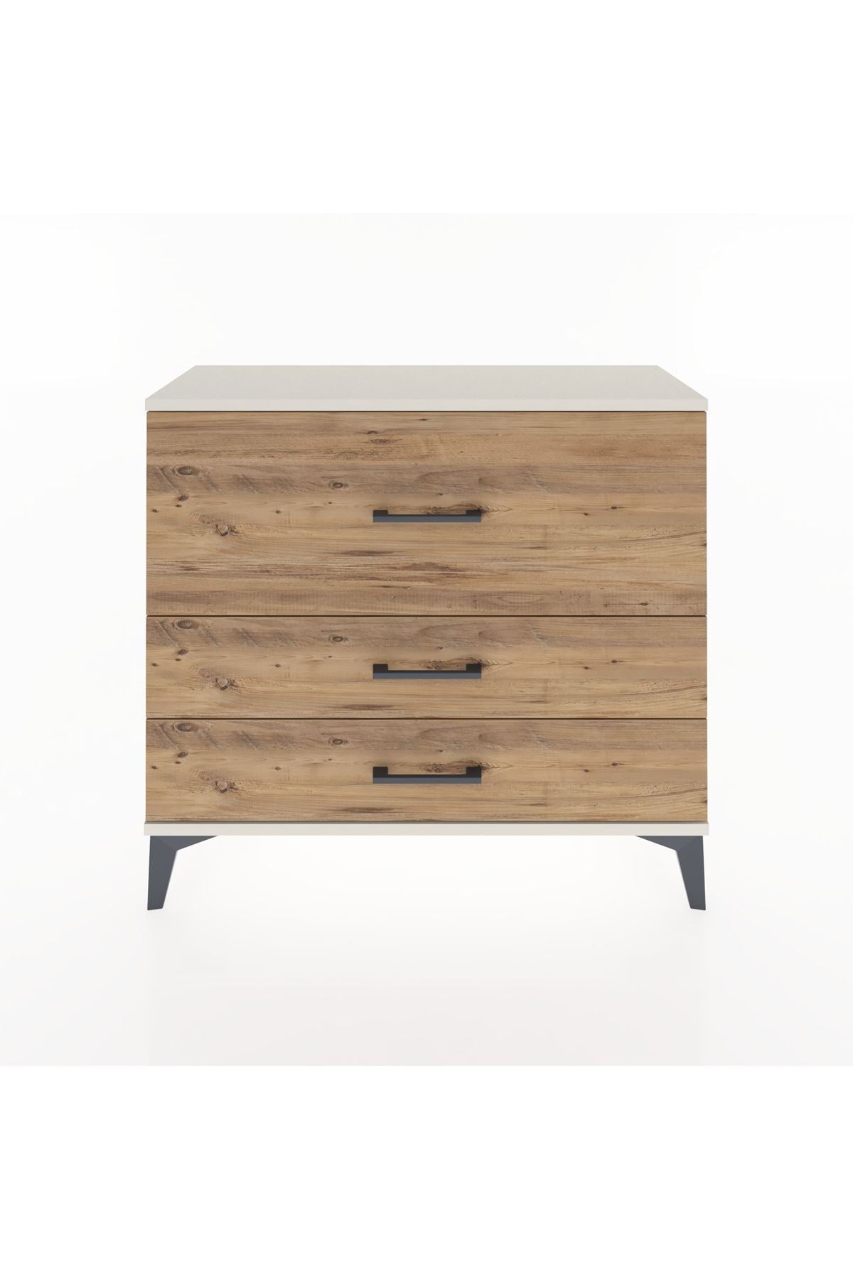 Arges Şifonyer 3 Çekmeceli 88x30x80 Aytaşı-Çam