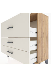 Arges Şifonyer 3 Çekmeceli 88x30x80 Çam-Aytaşı
