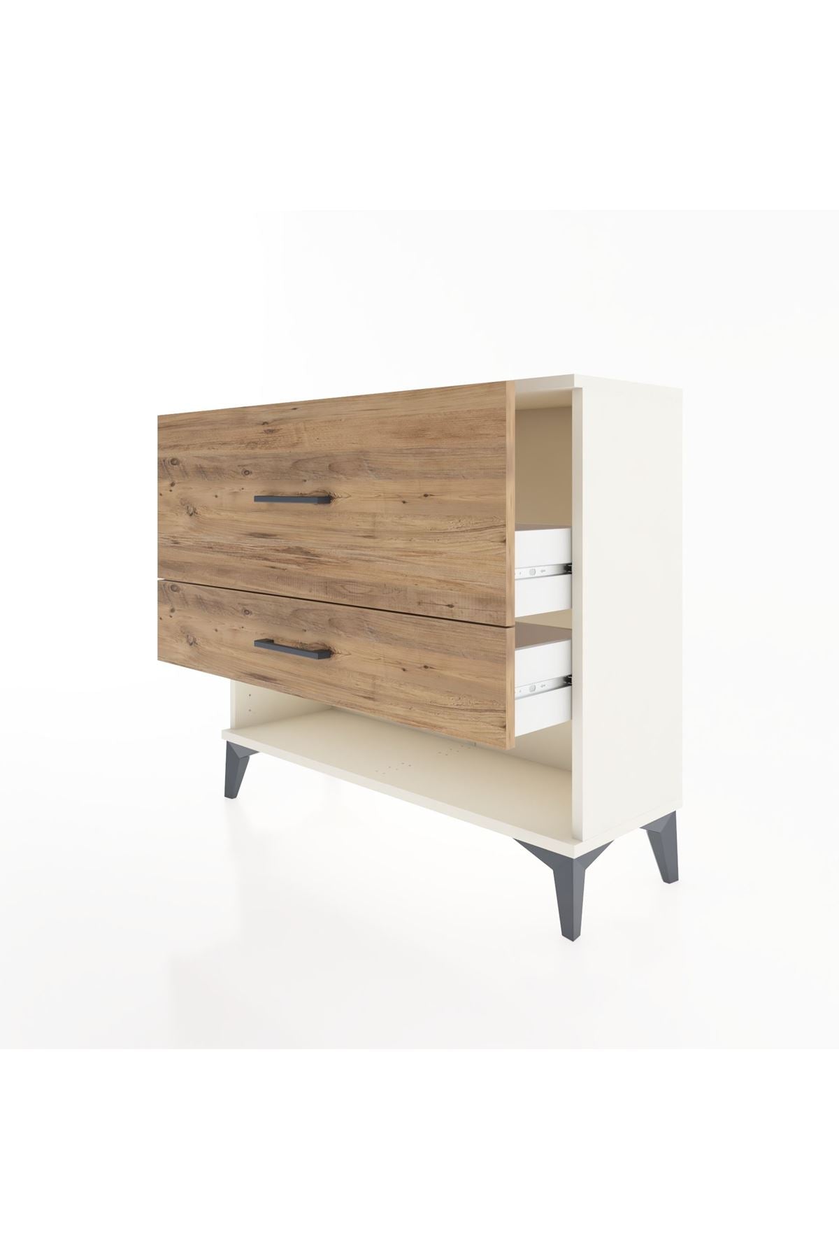 Arges Şifonyer 2 Çekmeceli 88x30x80 Aytaşı-Çam