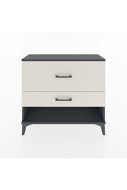 Arges Şifonyer 2 Çekmeceli 88x30x80 Antrasit-Aytaşı