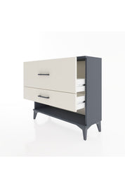 Arges Şifonyer 2 Çekmeceli 88x30x80 Antrasit-Aytaşı