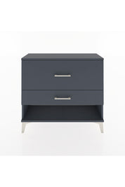 Arges Şifonyer 2 Çekmeceli 88x30x80 Antrasit-Antrasit