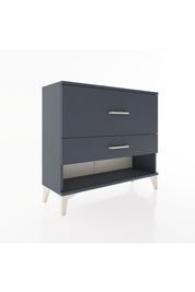 Arges Şifonyer 2 Çekmeceli 88x30x80 Antrasit-Antrasit