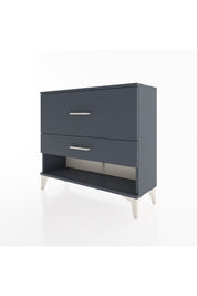 Arges Şifonyer 2 Çekmeceli 88x30x80 Antrasit-Antrasit