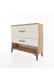 Arges Şifonyer 2 Çekmeceli 88x30x80 Çam-Aytaşı