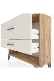 Arges Şifonyer 2 Çekmeceli 88x30x80 Çam-Aytaşı