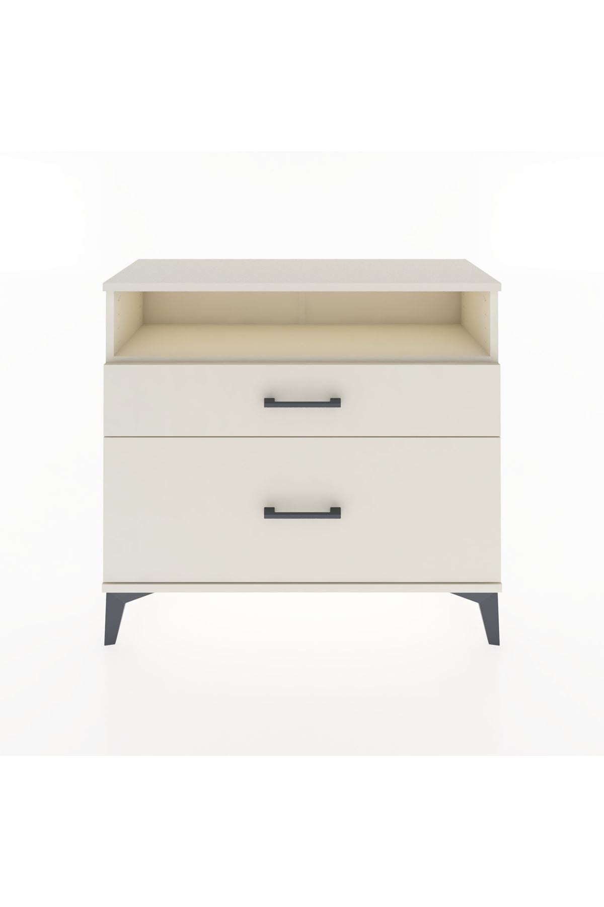 Arges Şifonyer Tek Raflı 2 Çekmeceli 88x30x80 Aytaşı-Aytaşı