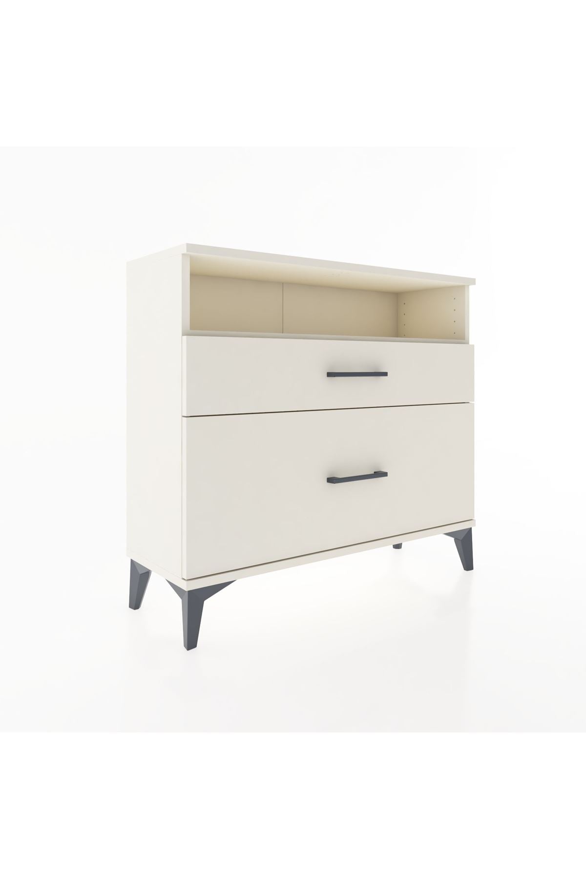 Arges Şifonyer Tek Raflı 2 Çekmeceli 88x30x80 Aytaşı-Aytaşı