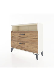 Arges Şifonyer Tek Raflı 2 Çekmeceli 88x30x80 Aytaşı-Çam