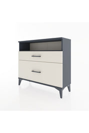 Arges Şifonyer Tek Raflı 2 Çekmeceli 88x30x80 Antrasit-Aytaşı