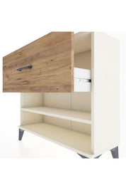 Arges Şifonyer Tek Raflı Tek Çekmeceli 88x30x80 Aytaşı-Çam