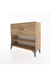 Arges Şifonyer Tek Raflı Tek Çekmeceli 88x30x80 Çam-Çam