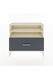 Arges Şifonyer 2 Raflı Tek Çekmeceli 88x30x80 Aytaşı-Antrasit