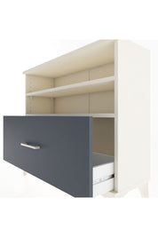 Arges Şifonyer 2 Raflı Tek Çekmeceli 88x30x80 Aytaşı-Antrasit